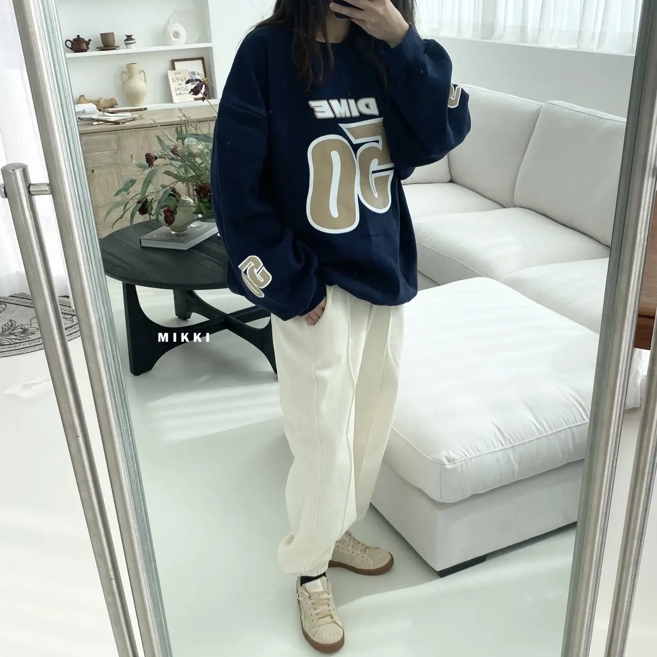 Mikki - Korean Women Fashion - #romanticstyle - Good Quil Pants Mom - 7
