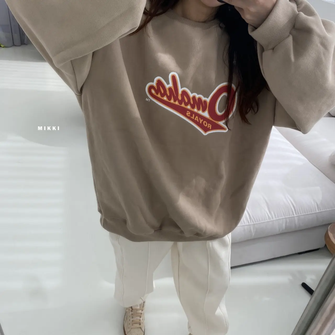 Mikki - Korean Women Fashion - #shopsmall - Omaha Sweatshirt Mom - 3
