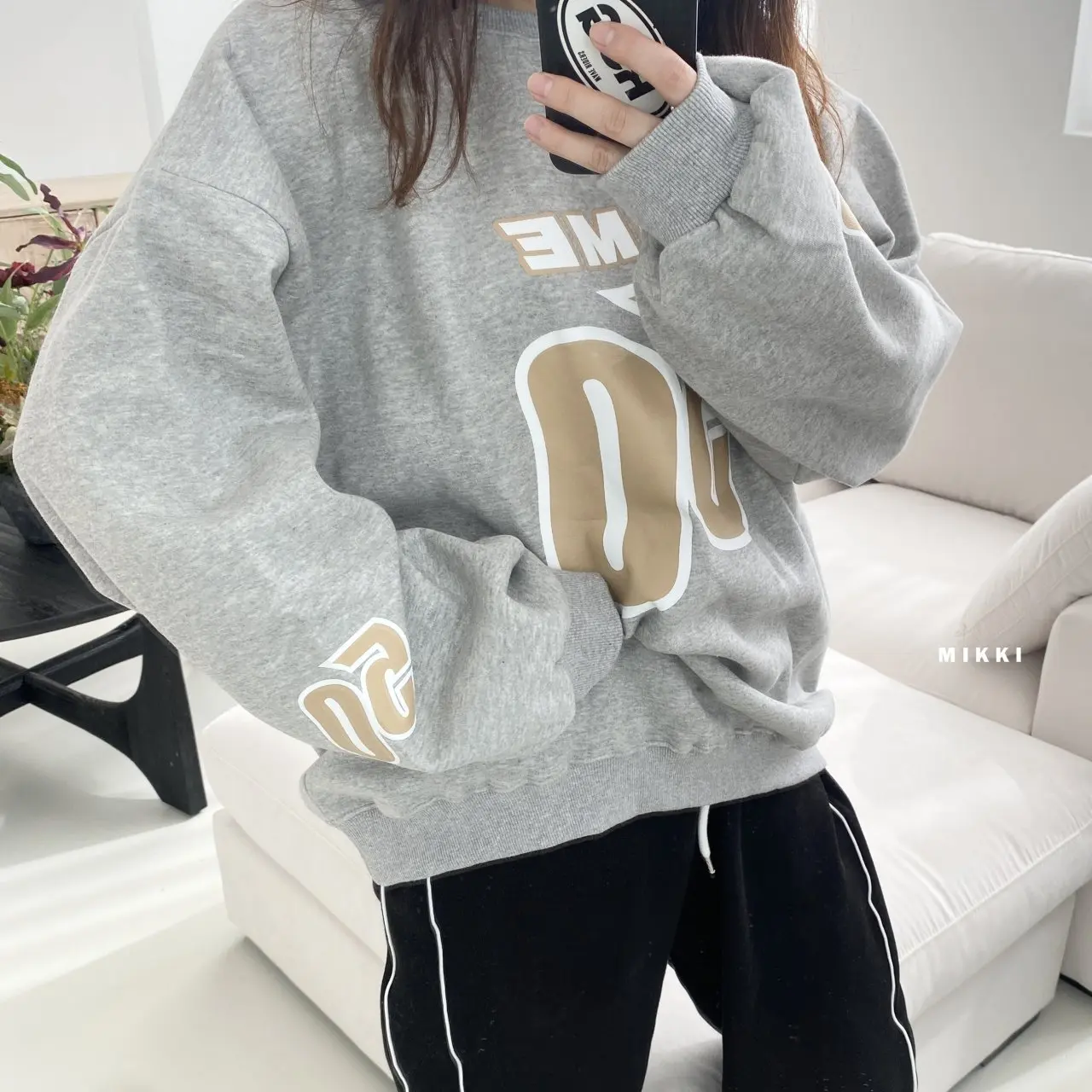 Mikki - Korean Women Fashion - #thatsdarling - 50 Sweatshirt Mom - 6