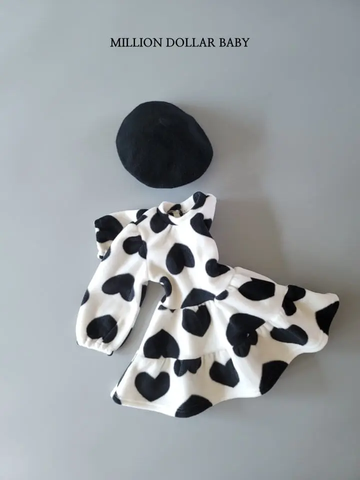 Million Dollar Baby - Korean Children Fashion - #childofig - Heart ONE-piece