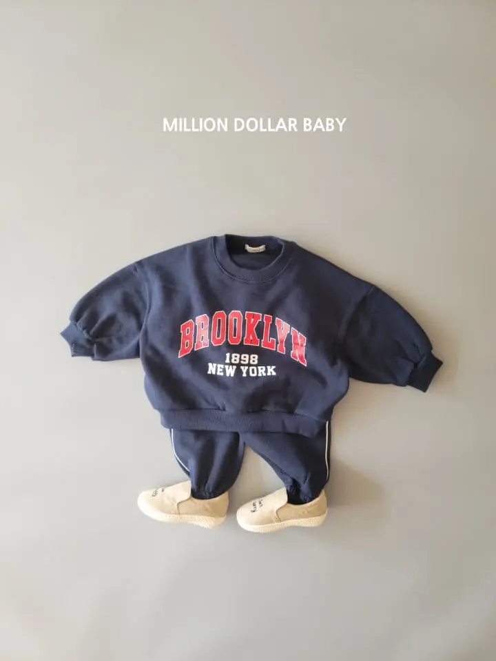 Million Dollar Baby - Korean Children Fashion - #designkidswear - Brooklyn Sweatshirt