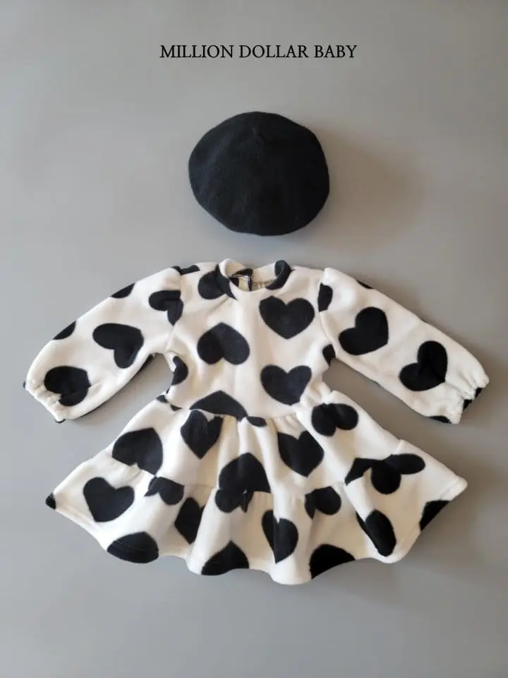 Million Dollar Baby - Korean Children Fashion - #fashionkids - Heart ONE-piece - 6