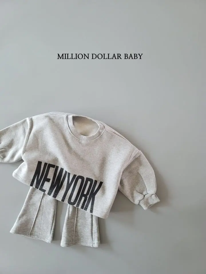 Million Dollar Baby - Korean Children Fashion - #kidsshorts - New York Crop Tee - 6