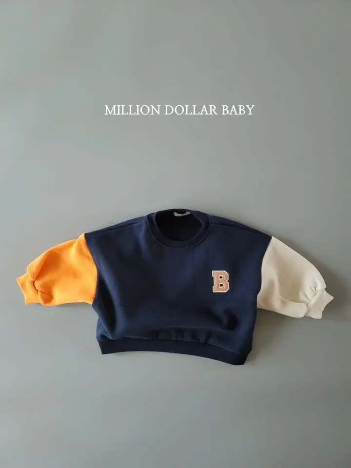 Million Dollar Baby - Korean Children Fashion - #magicofchildhood - Alpabet Sweatshirt - 8