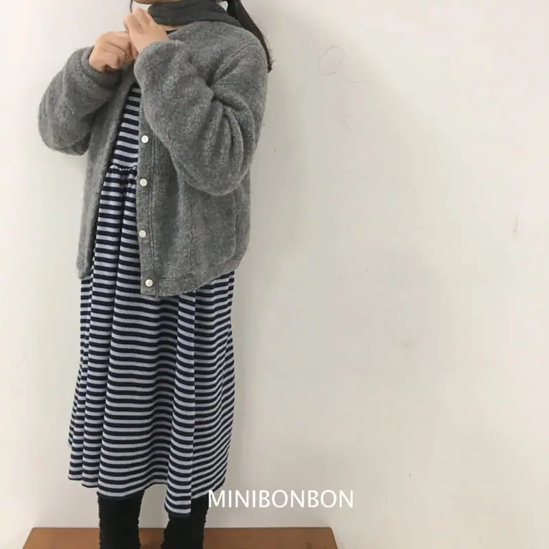 Mini Bongbong - Korean Children Fashion - #childrensboutique - Stripes One-piece - 3