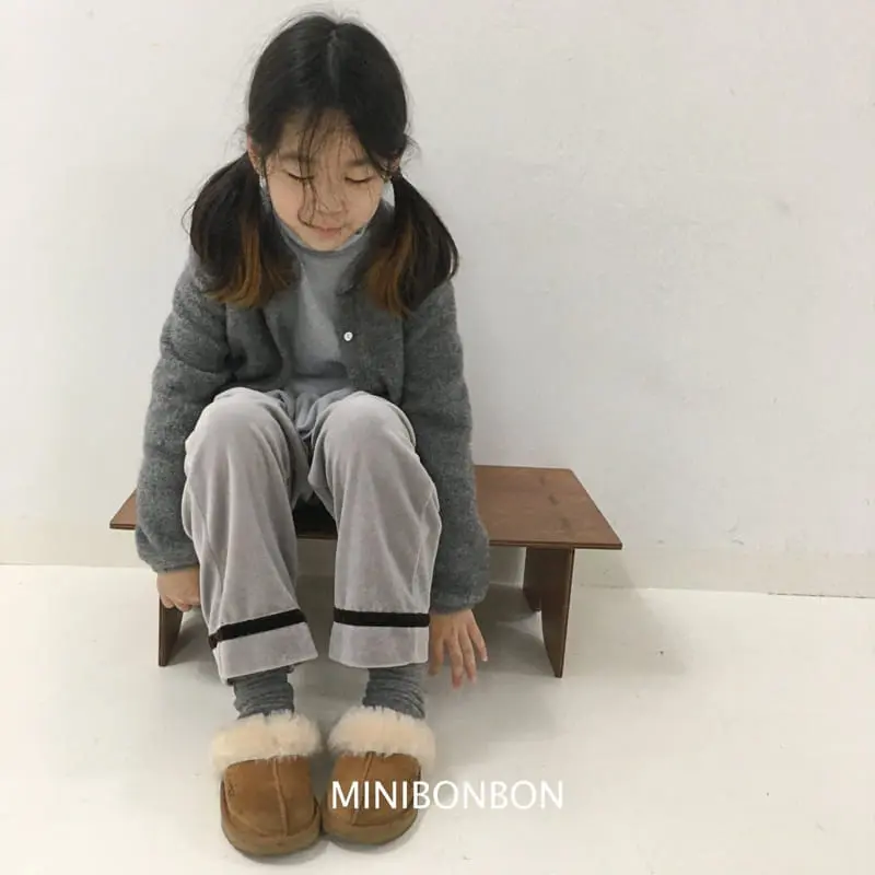Mini Bongbong - Korean Children Fashion - #todddlerfashion - Veloure Pants - 2