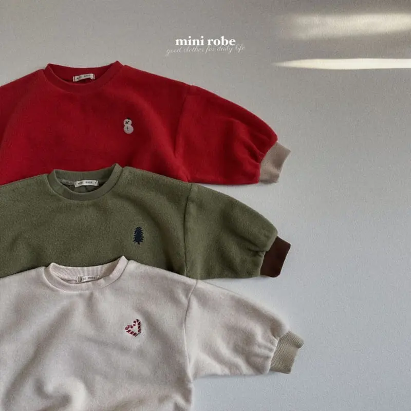 Mini Robe - Korean Baby Fashion - #babyboutique - Bebe Choco Tree Sweatshirt - 2