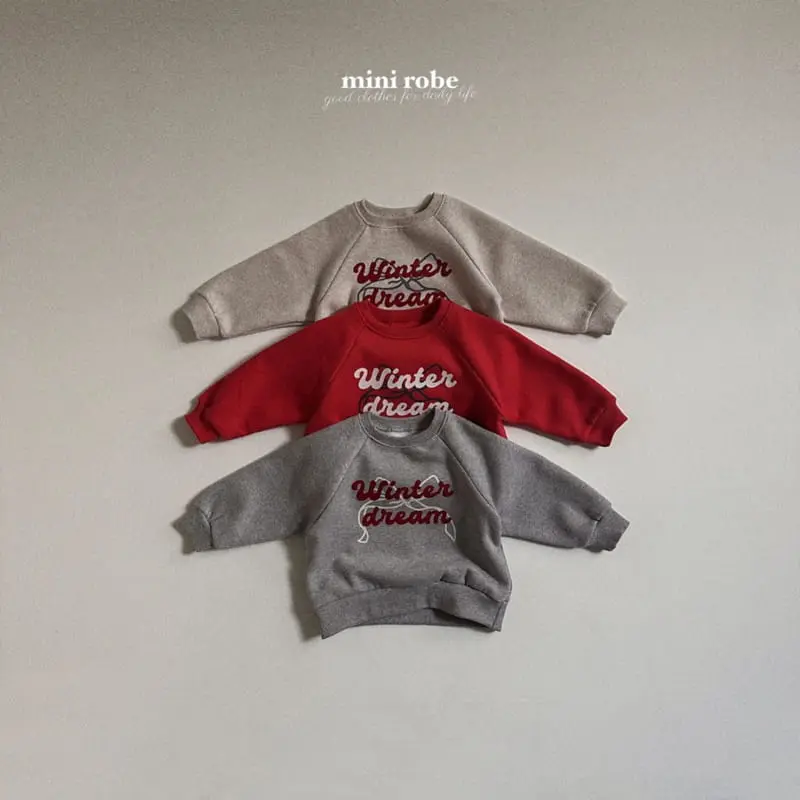 Mini Robe - Korean Baby Fashion - #babyclothing - Bebe Merry Sweatshirt