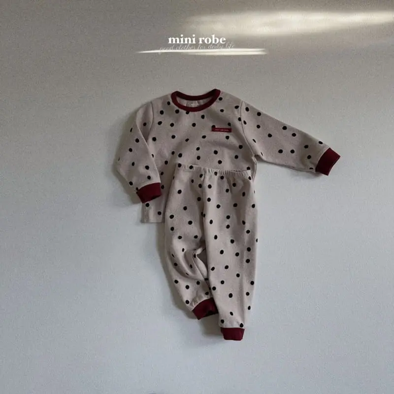 Mini Robe - Korean Baby Fashion - #babyfever - Bebe Eve Easywear Set - 2