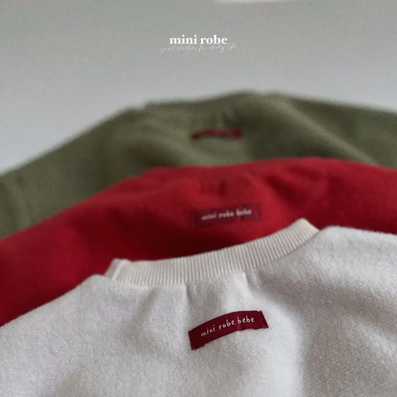 Mini Robe - Korean Baby Fashion - #babylifestyle - Bebe Choco Tree Sweatshirt - 9