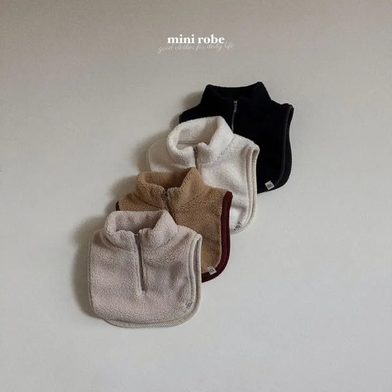 Mini Robe - Korean Baby Fashion - #babyootd - Bebe Turtleneck Vest