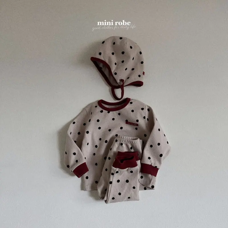 Mini Robe - Korean Baby Fashion - #babyoutfit - Bebe Eve Circle Bonnet - 6