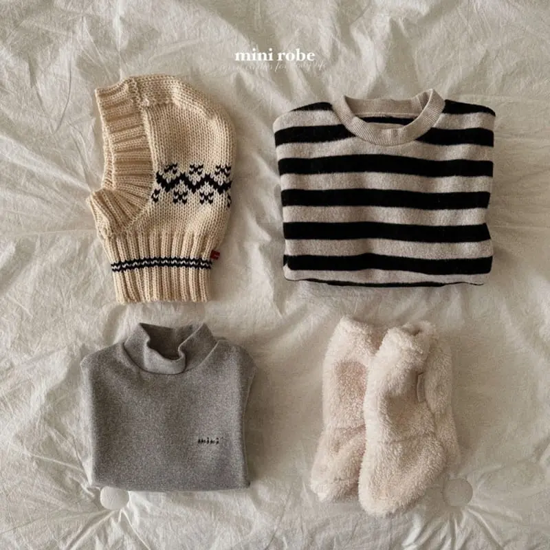 Mini Robe - Korean Baby Fashion - #smilingbaby - Bebe Warm Warmer - 6