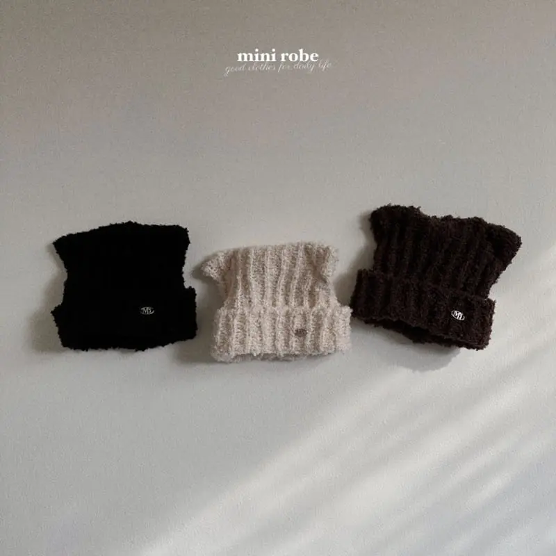 Mini Robe - Korean Baby Fashion - #smilingbaby - Bebe Square Beanie - 2