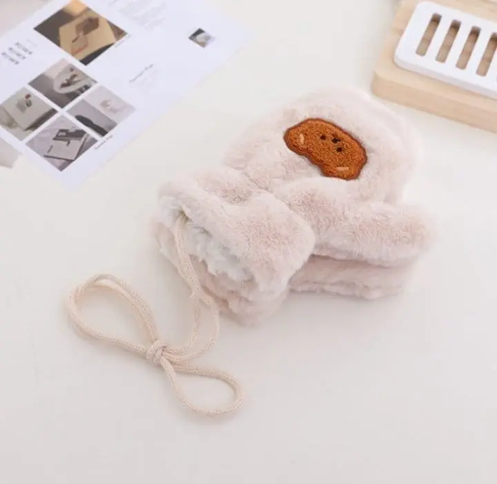 Miso - Korean Children Fashion - #childofig - Bear Bucket Gloves - 10