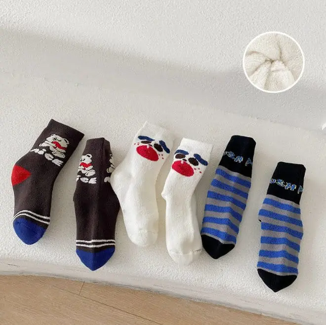 Miso - Korean Children Fashion - #childofig - 1575 Nice Socks Set - 5