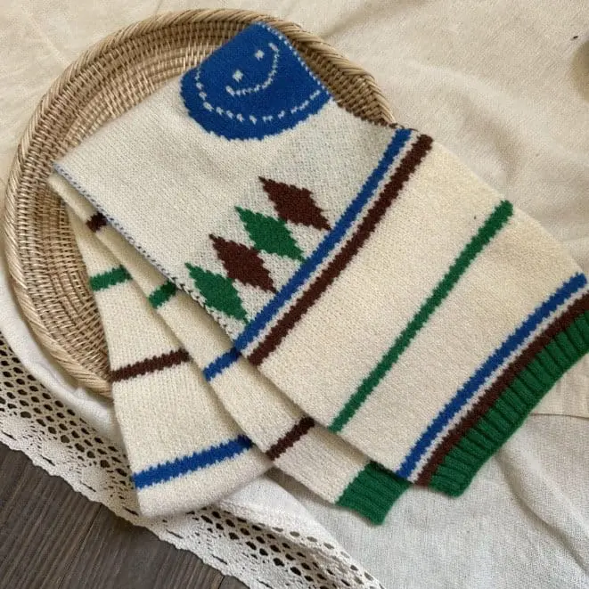 Miso - Korean Children Fashion - #childrensboutique - Smily Muffler