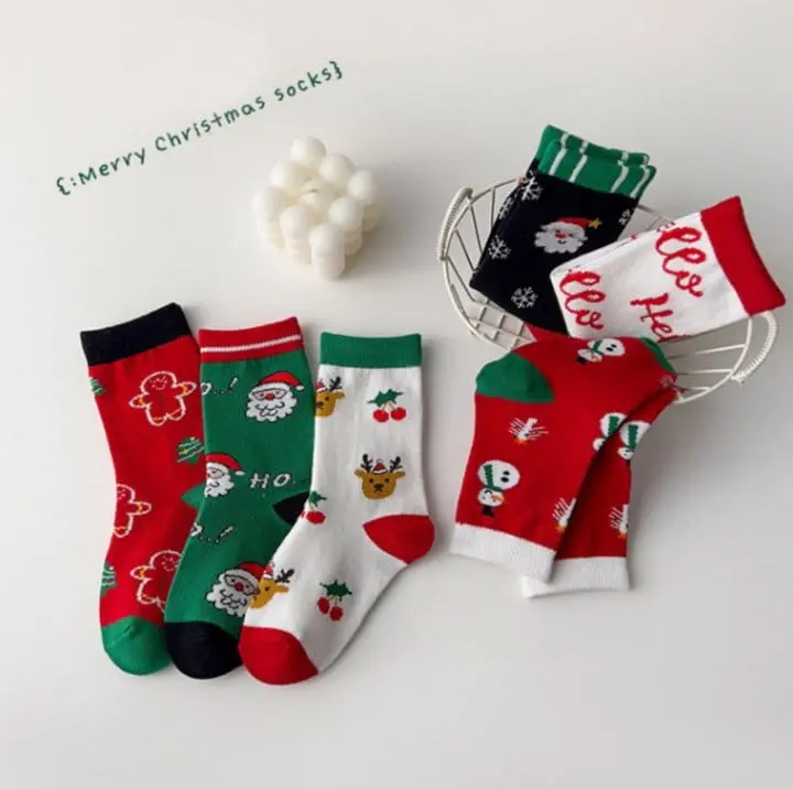 Miso - Korean Children Fashion - #childrensboutique - Jungle Socks SEt 