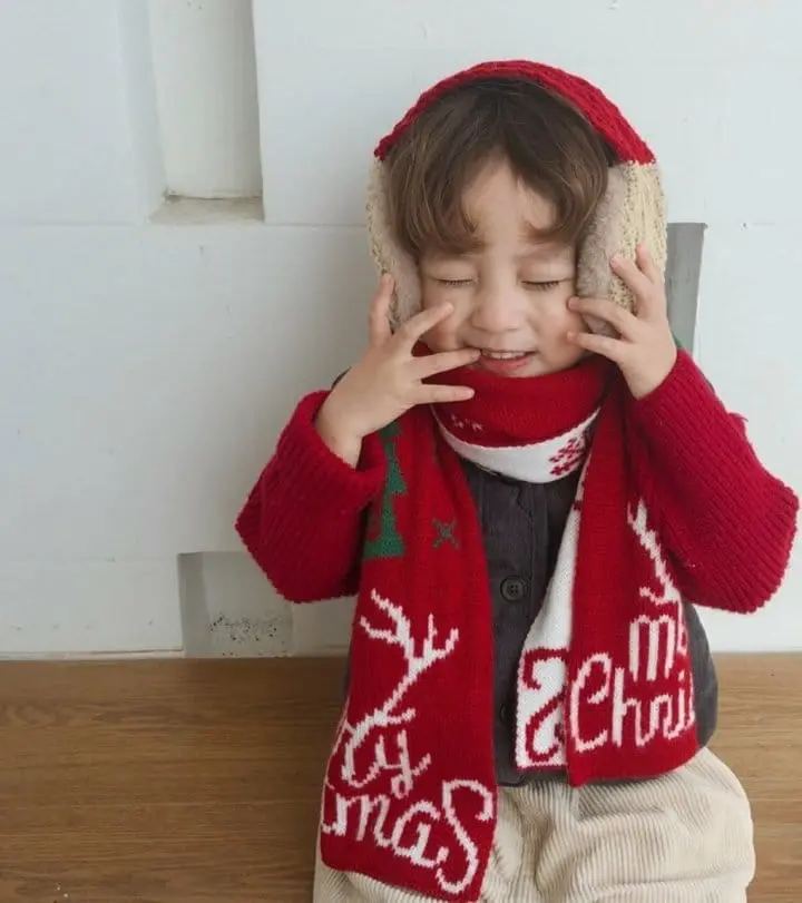 Miso - Korean Children Fashion - #childrensboutique - Christmas Earmuff - 7