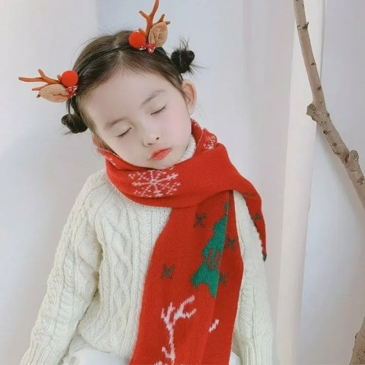 Miso - Korean Children Fashion - #designkidswear - Christmas Muffler - 9