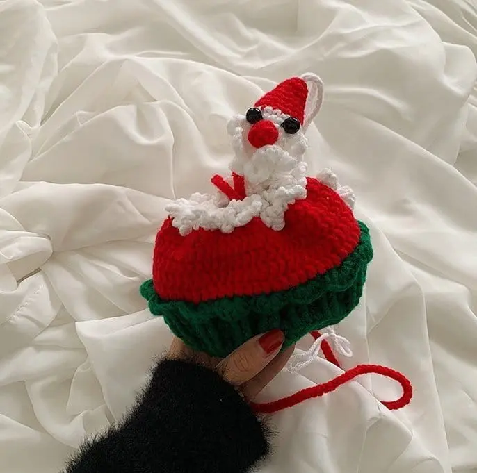 Miso - Korean Children Fashion - #discoveringself - Merry Knit Bag - 3