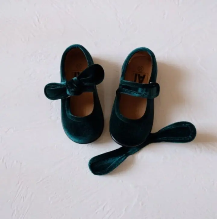 Miso - Korean Children Fashion - #discoveringself - Merry Velvet Shoes - 2