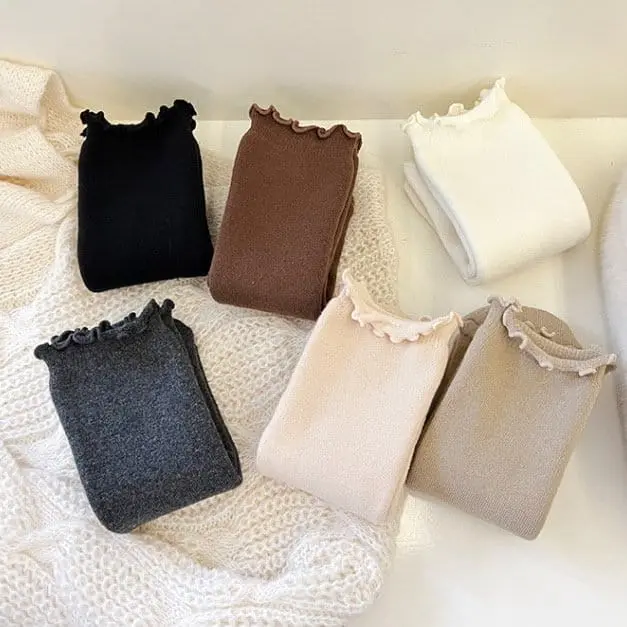 Miso - Korean Children Fashion - #fashionkids - Winter Shirring Tights - 2