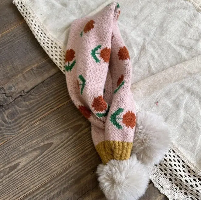 Miso - Korean Children Fashion - #fashionkids - Flower Muffler - 2