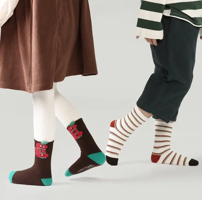 Miso - Korean Children Fashion - #kidsshorts - 1580 Tomato Socks Set - 8