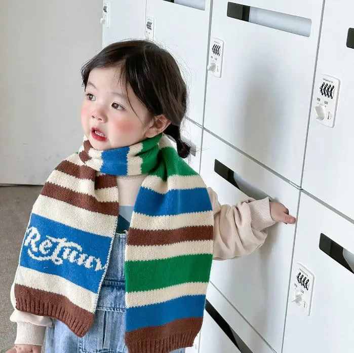 Miso - Korean Children Fashion - #kidsshorts - Smily Muffler - 5