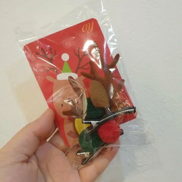 Miso - Korean Children Fashion - #kidsshorts - Rudolph hairpin