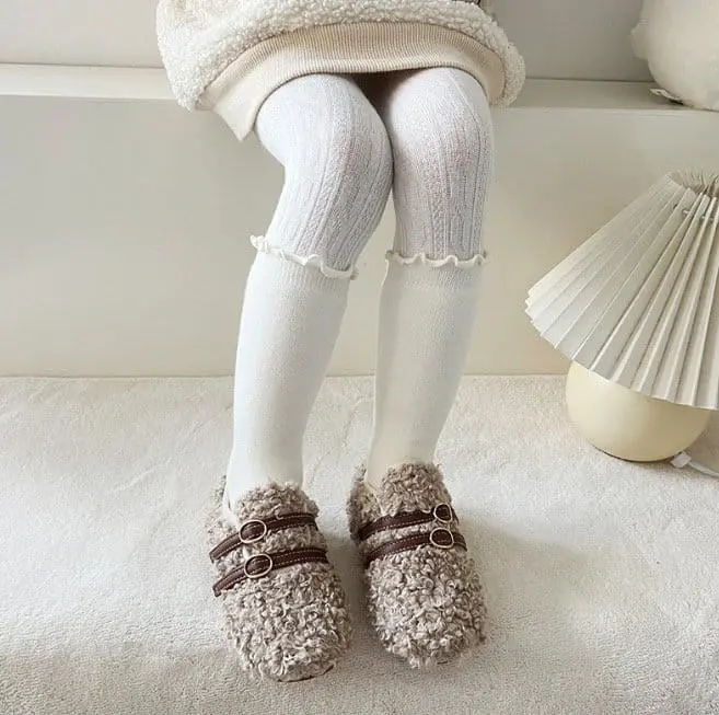 Miso - Korean Children Fashion - #kidsshorts - Winter Shirring Tights - 4