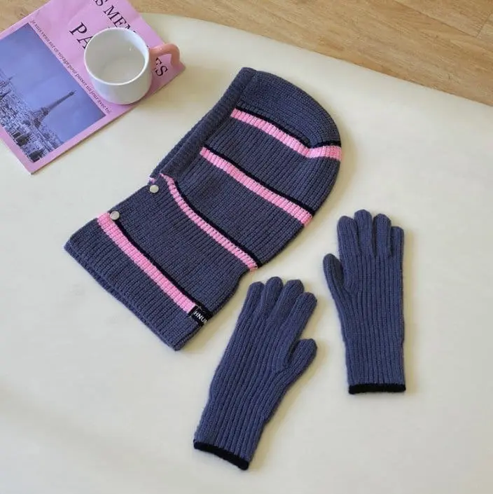 Miso - Korean Children Fashion - #kidzfashiontrend - Line Figer Gloves - 9