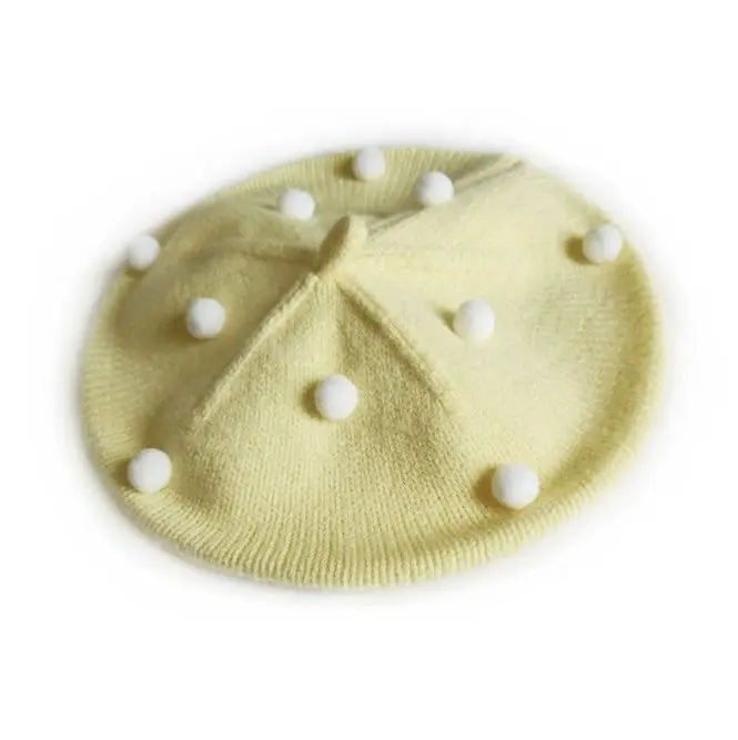 Miso - Korean Children Fashion - #Kfashion4kids - Pompom Beret Hat - 4