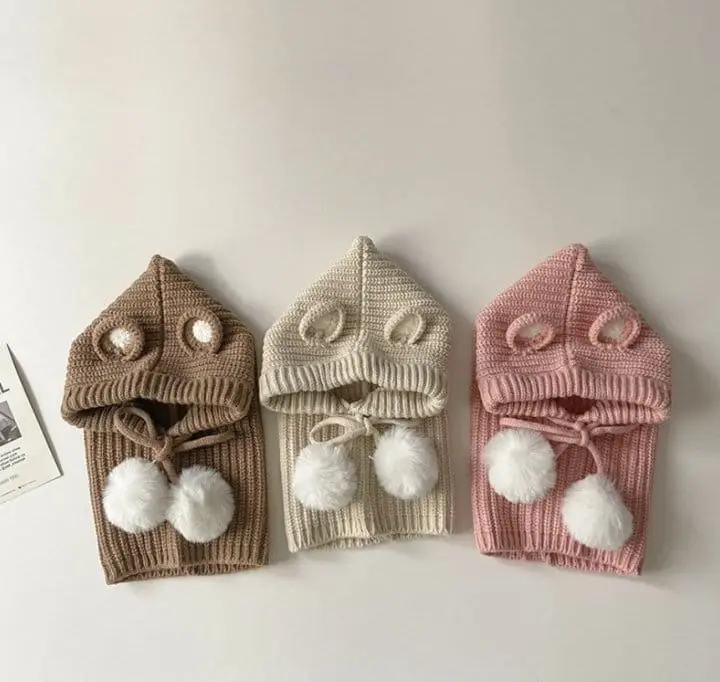 Miso - Korean Children Fashion - #littlefashionista - Big Bell Hoody Hat - 2