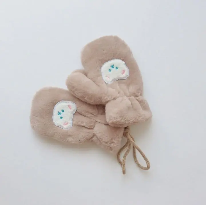 Miso - Korean Children Fashion - #magicofchildhood - Bear Bucket Gloves - 6