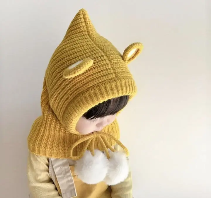Miso - Korean Children Fashion - #magicofchildhood - Big Bell Hoody Hat - 4