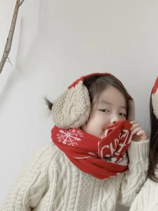 Miso - Korean Children Fashion - #minifashionista - Christmas Earmuff