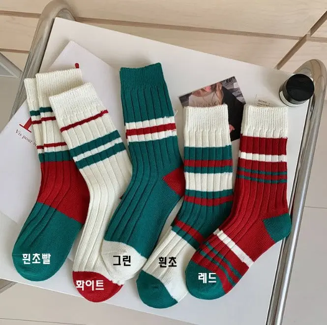 Miso - Korean Children Fashion - #prettylittlegirls - Mom Christmas Socks