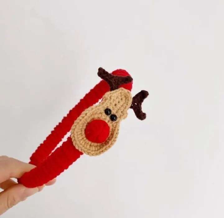 Miso - Korean Children Fashion - #prettylittlegirls - Santa Rudolph Hairband - 3