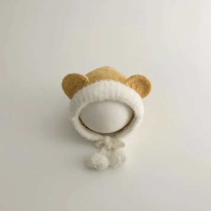 Miso - Korean Children Fashion - #todddlerfashion - Bell Bear Bonnet - 5