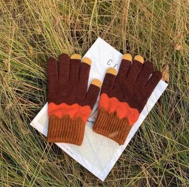 Miso - Korean Children Fashion - #todddlerfashion - Wave Finger Gloves - 4