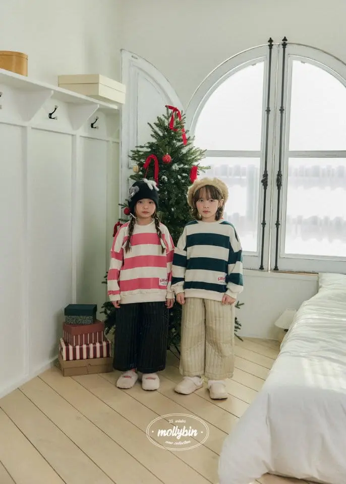 Mollybin - Korean Children Fashion - #Kfashion4kids - Vertical Quilted Pants