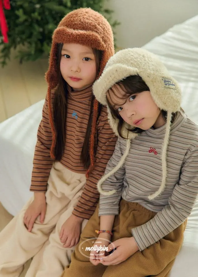 Mollybin - Korean Children Fashion - #childofig - Molly Half Neck Tee - 6