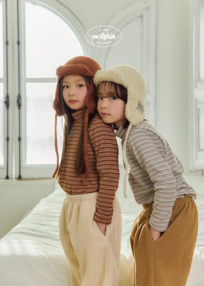 Mollybin - Korean Children Fashion - #childrensboutique - Molly Half Neck Tee - 7