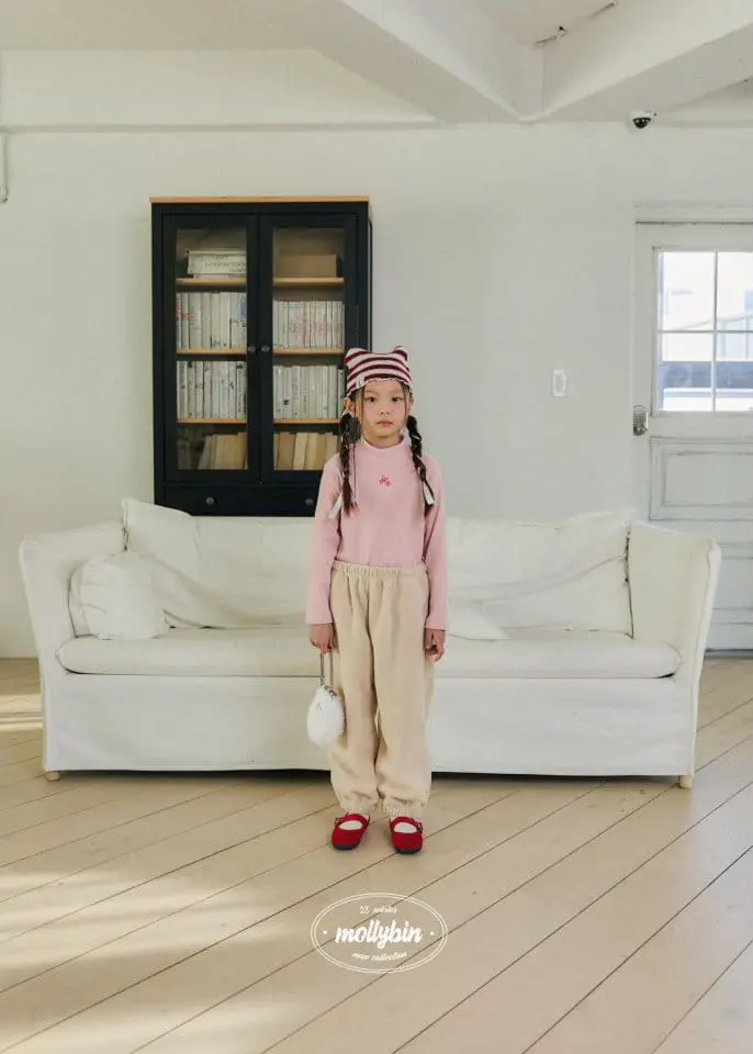 Mollybin - Korean Children Fashion - #designkidswear - Molly Half Neck Tee - 8