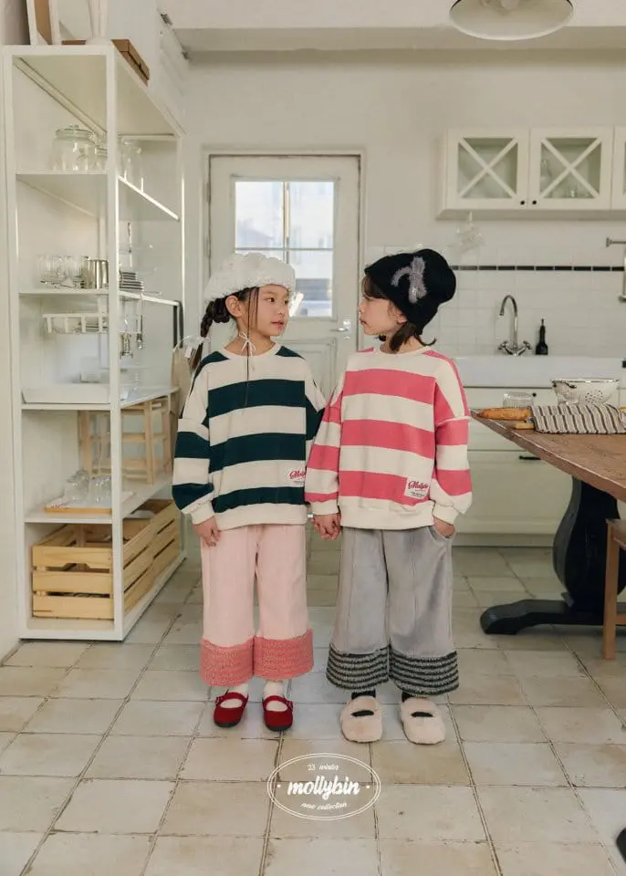 Mollybin - Korean Children Fashion - #kidzfashiontrend - Teddy Color Pants - 2