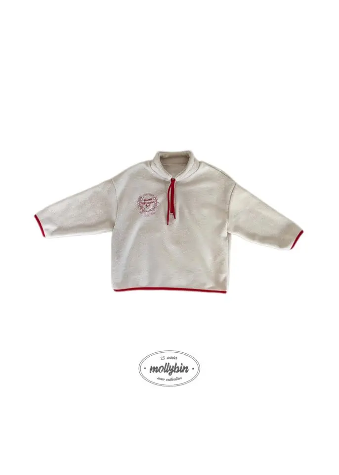 Mollybin - Korean Children Fashion - #littlefashionista - Coco Fleece Top Bottom Set - 3