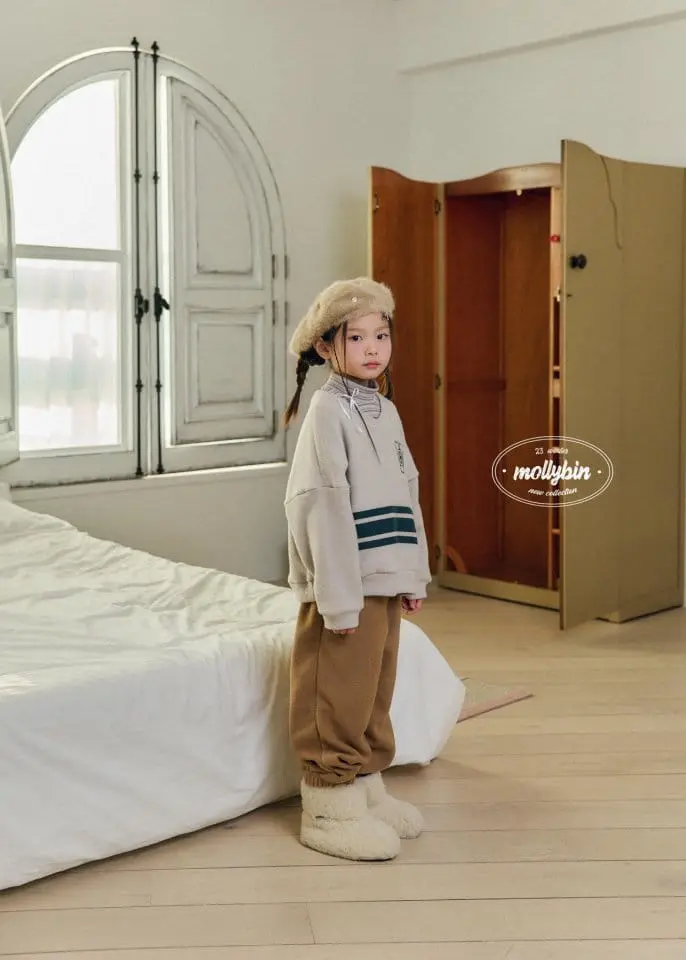 Mollybin - Korean Children Fashion - #littlefashionista - Nerd V Neck Sweatshirt - 11