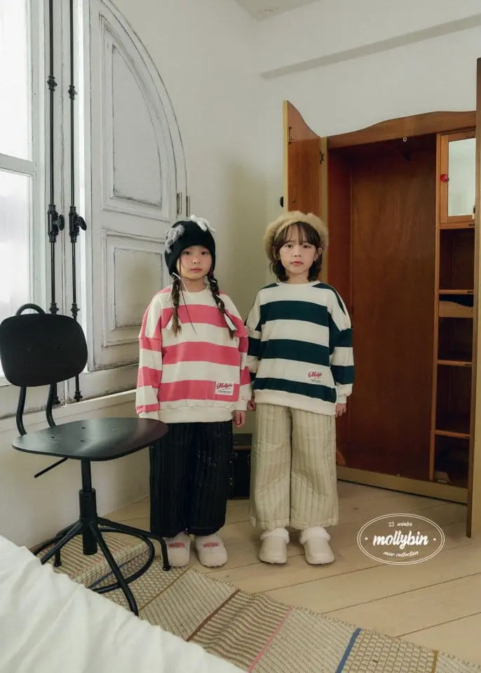 Mollybin - Korean Children Fashion - #magicofchildhood - Vertical Quilted Pants - 3